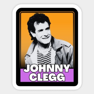 Johnny clegg (retro) Sticker